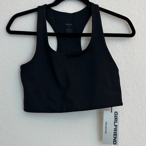Girlfriend Collective Black Paloma Racerback Bra